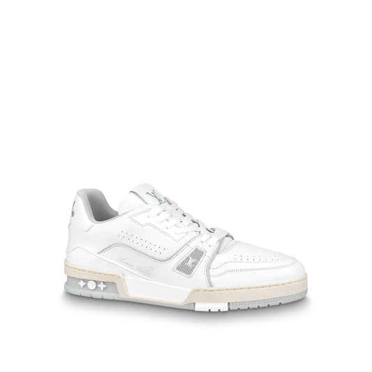 Louis Vuitton LV Trainer White Signature (9865164751175)