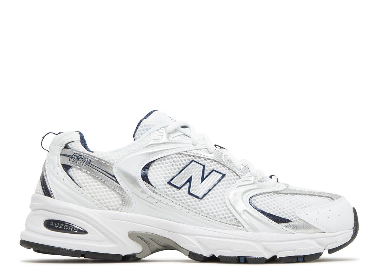 New Balance 530 White Grey Navy (9865595224391)