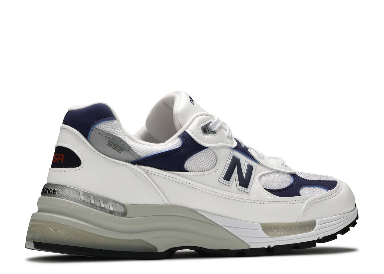 New Balance 992 White Navy (9865652240711)