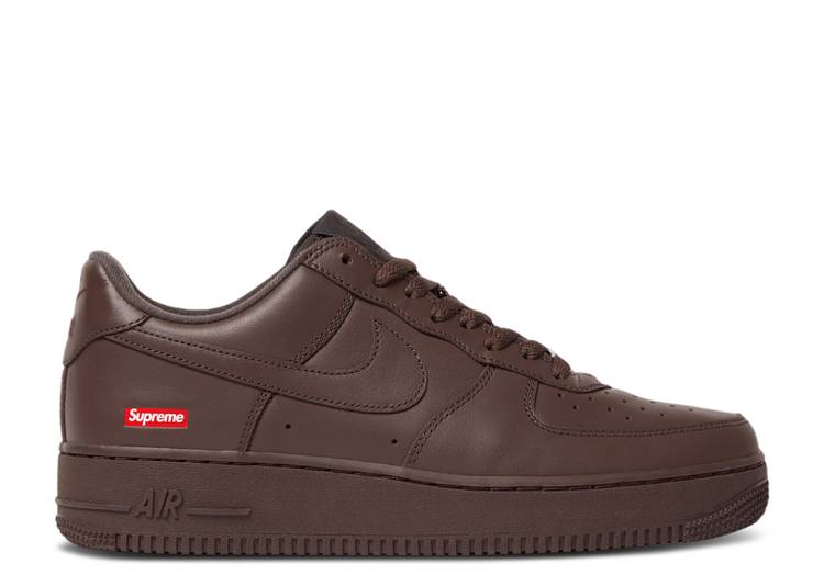 Nike Air Force 1 Low Supreme Baroque Brown (9865586016583)