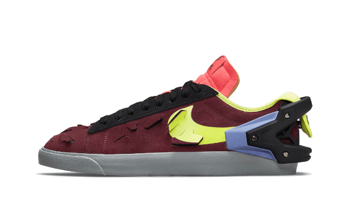 Blazer Low Acronym Night Maroon (6771119423815)