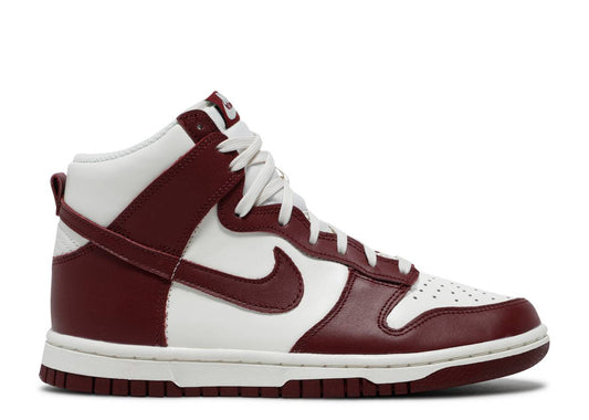 Nike Dunk High Sail Team Red (9865666003271)