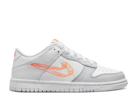 Nike Dunk Low 3D Swoosh White Grey (9865654272327)