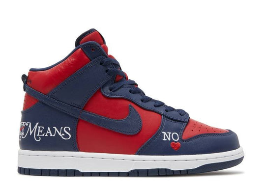 Nike SB Dunk High Supreme By Any Means Navy (9865659384135)