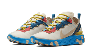 React Element 55 Tan Blue Red