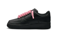 Nike Air Force 1 Rope Laces Black Pink