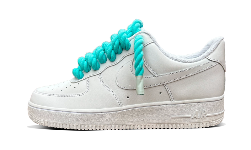 Nike Air Force 1 Rope laces Turquoise