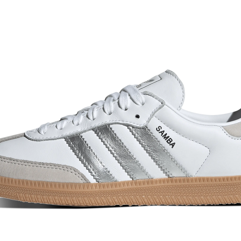 Adidas Samba OG White Silver Metallic Grey