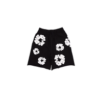 Denim Tears The Cotton Wreath Shorts Black