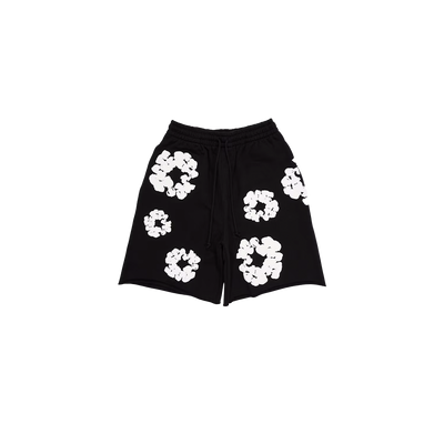 Denim Tears The Cotton Wreath Shorts Black