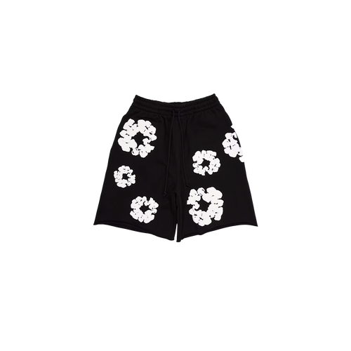 Denim Tears The Cotton Wreath Shorts Black