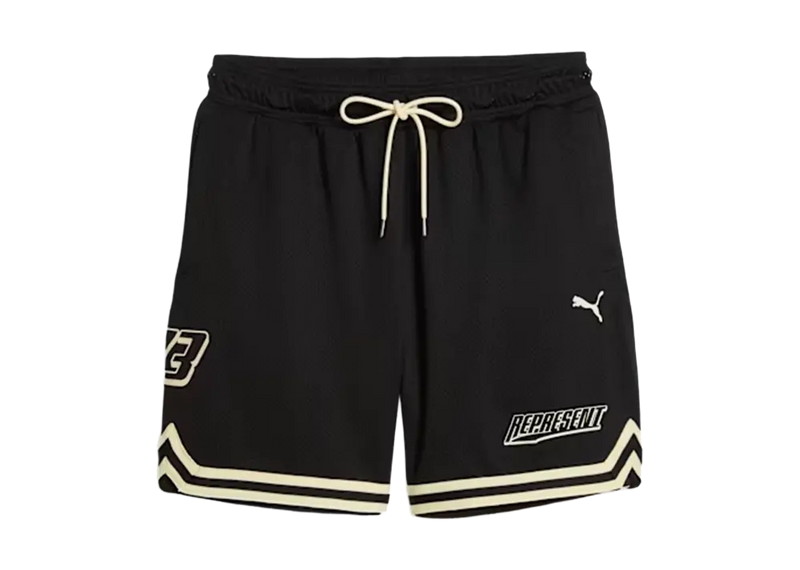 PUMA Oversized Shorts x Represent Black