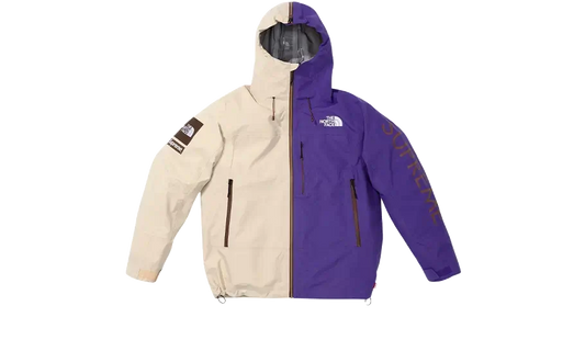 Split Taped Seam Shell Jacket The North Face Cream Purple