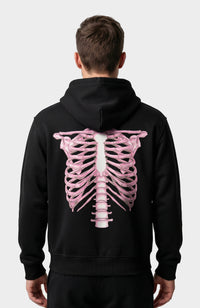 Sweat Zip Skeleton 3D PINK