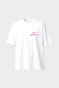 T-SHIRT SKELETON 3D WHITE AND PINK