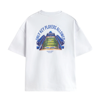 T-shirt blanc « Key Players Only » Fakegods