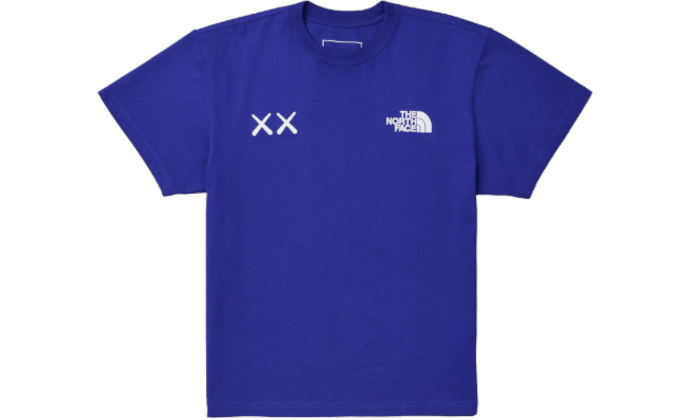 KAWS Tee Bolt Blue (6771119784263)