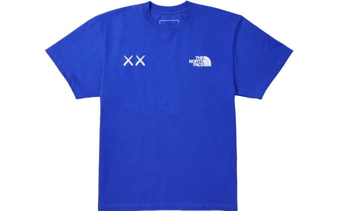 KAWS Tee TNF Blue