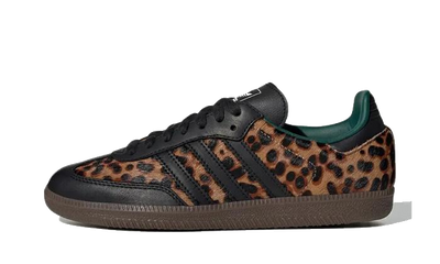 Adidas Samba OG Black Green Leopard