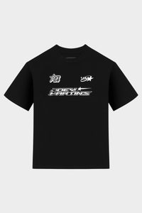 T-Shirt Motors R1 Noir / Argent