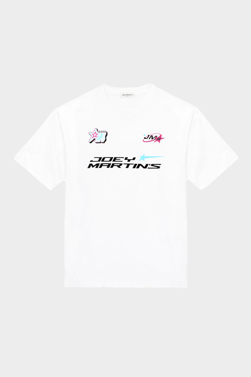 T-shirt Motors R1 Blanc