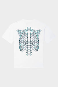 T-SHIRT SKELETON 3D BLUE