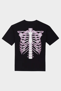 T-SHIRT SKELETON 3D PINK