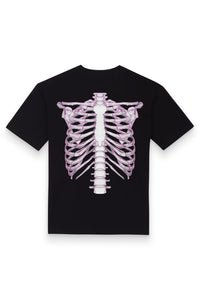T-Shirt Skeleton 3D Pink