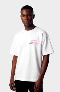 T-SHIRT SKELETON 3D WHITE AND PINK