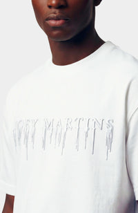 T-SHIRT JM DÉGOULINANT SILICONE BLANC