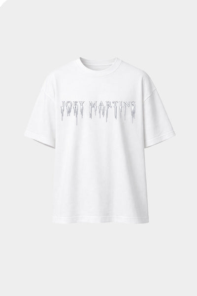 T-SHIRT JM DÉGOULINANT SILICONE BLANC