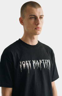 T-SHIRT JM DÉGOULINANT SILICONE NOIR