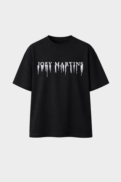 T-SHIRT JM DÉGOULINANT SILICONE NOIR