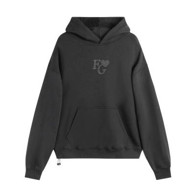 Sweat à capuche Fakegods Saint-Valentin gris foncé