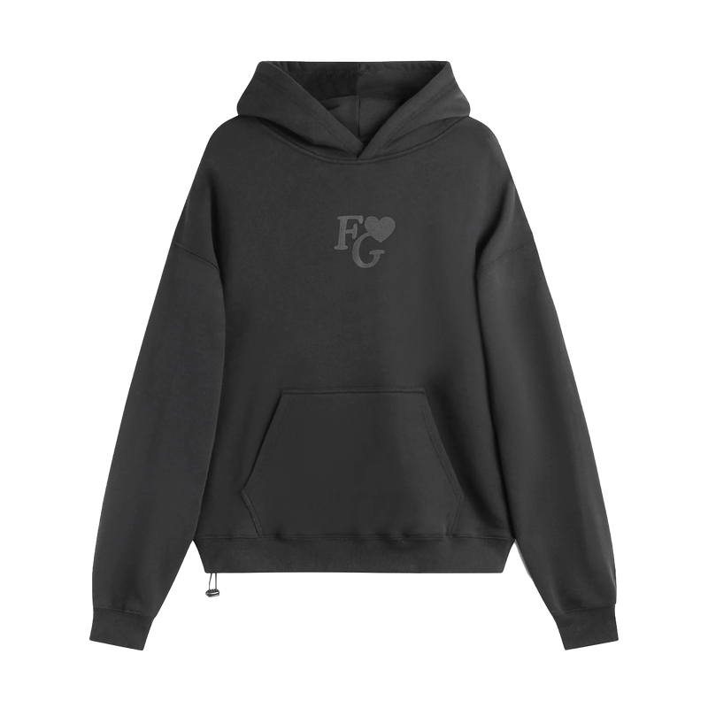Sweat à capuche Fakegods Saint-Valentin gris foncé