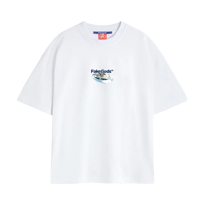 T-shirt Yacht Fakegods Blanc