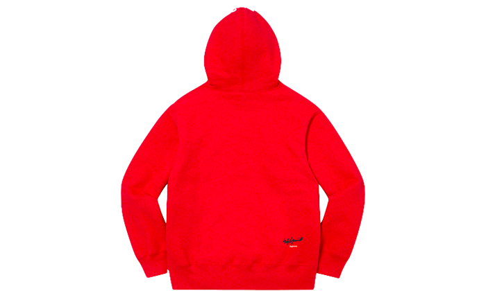 Yohji Yamamoto Tekken Hooded Sweatshirt Red