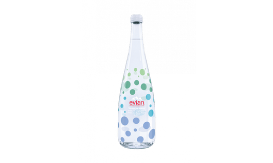 Evian bottle 75cL by Virgil Abloh