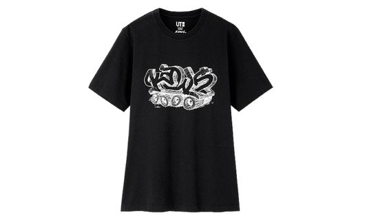 KAWS Wordmark Black T-Shirt