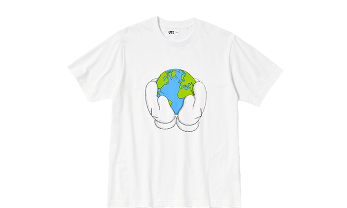 T-shirt KAWS Peace for All White