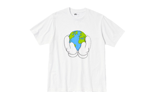 T-shirt KAWS Peace for All White